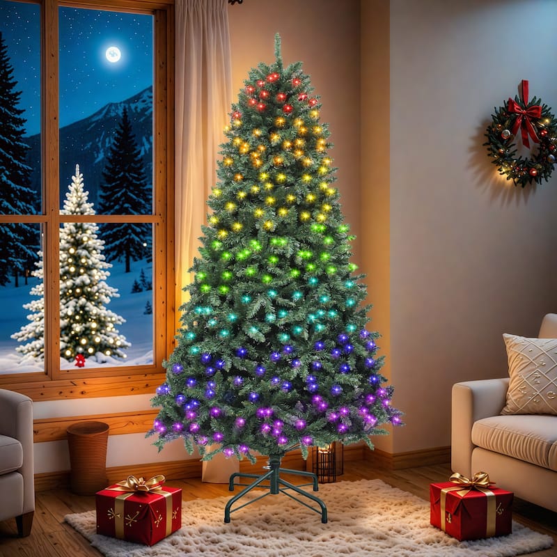 Moasis 6 Foot Christmas Tree with LED Light
