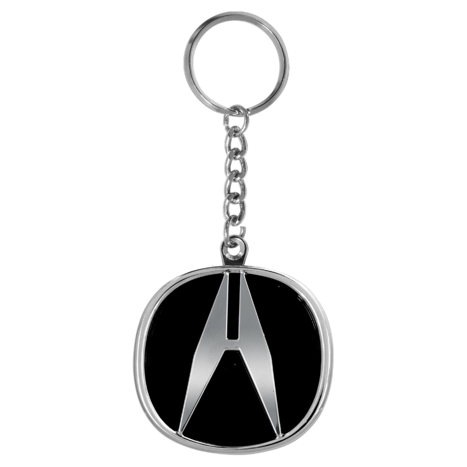 Shop Pilot Automotive Black Silver Acura Logo Key Chain Overstock 12310006