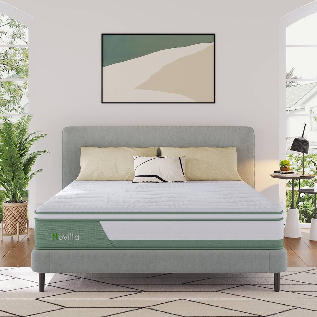 Novilla 10-inch Gel Memory Foam and Pocket Spring Hybrid Mattress