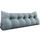preview thumbnail 29 of 30, WOWMAX Bed Rest Wedge Pillow Bolster Reading TV Daybed Back Support Queen