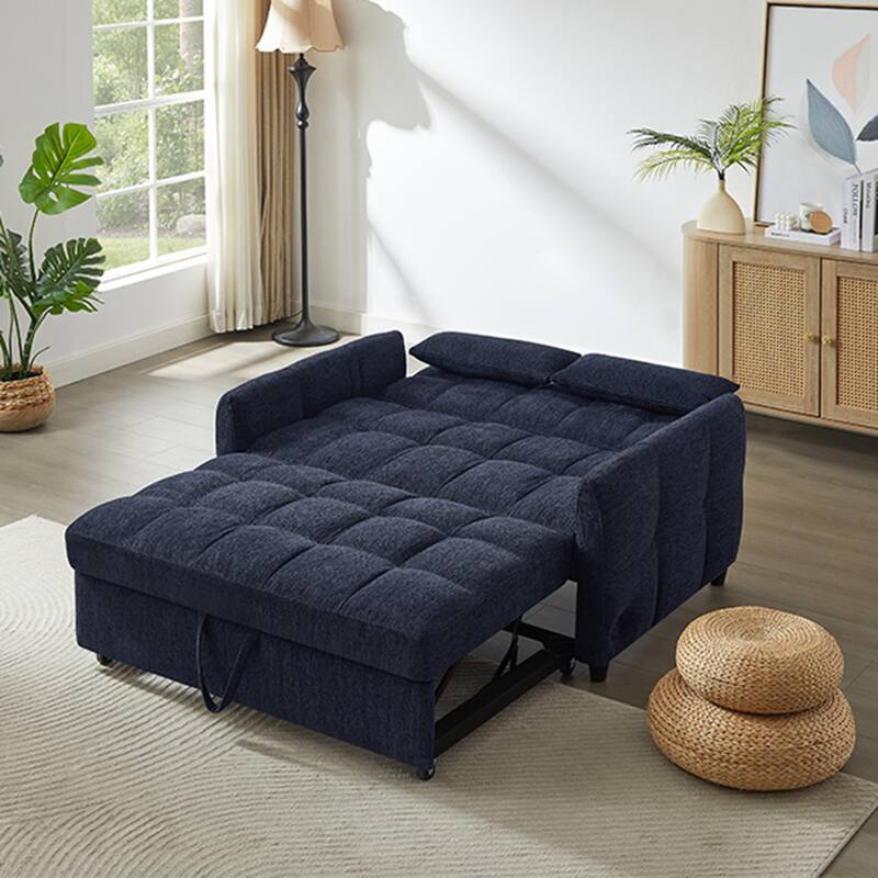 Pull-out Tufted Sofa Bed