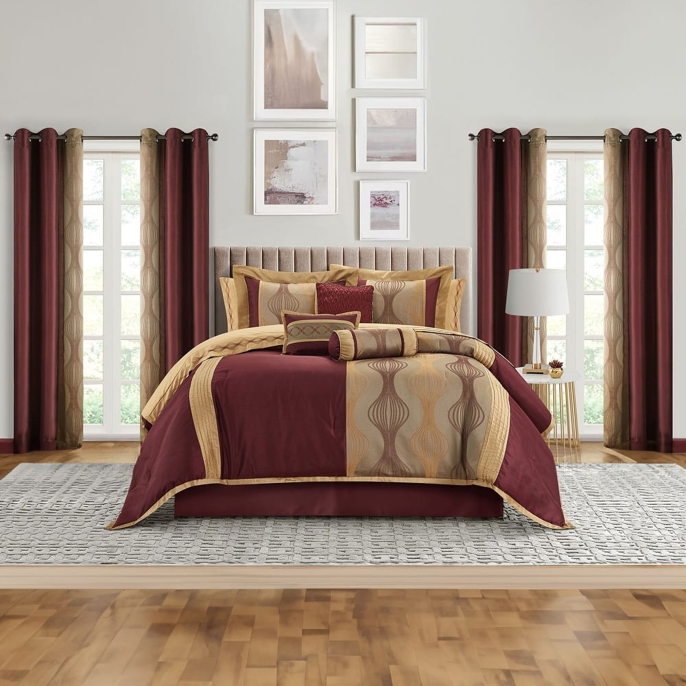 Nanshing Daniella 15 Piece Modern Geometric Room-In-A-Bag