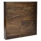 preview thumbnail 7 of 76, KINWELL Square Black Walnut Wood Serving Tray Ottoman Tray with Handles