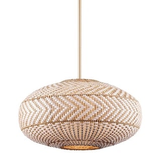 Crystorama Lighting Group ZAN-9014 Zanzibar 3 Light 22" Wide Pendant