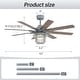 preview thumbnail 7 of 42, 52/66-In Farmhouse Style Industrial Windmill Large Ceiling Fan with Light and Remote