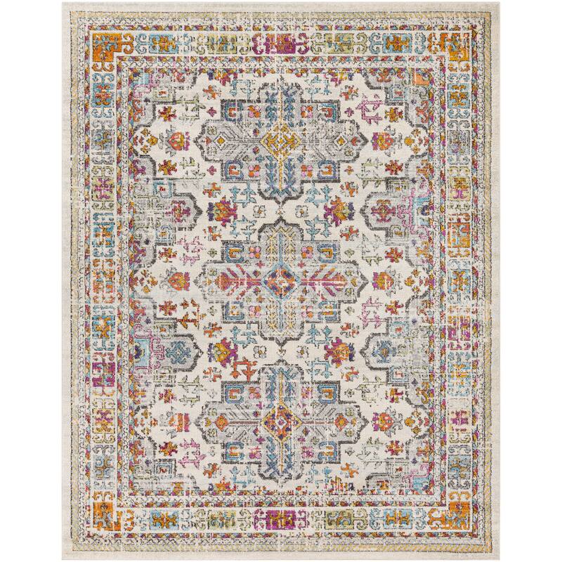 Artistic Weavers Marla Distressed Triple Medallion Area Rug