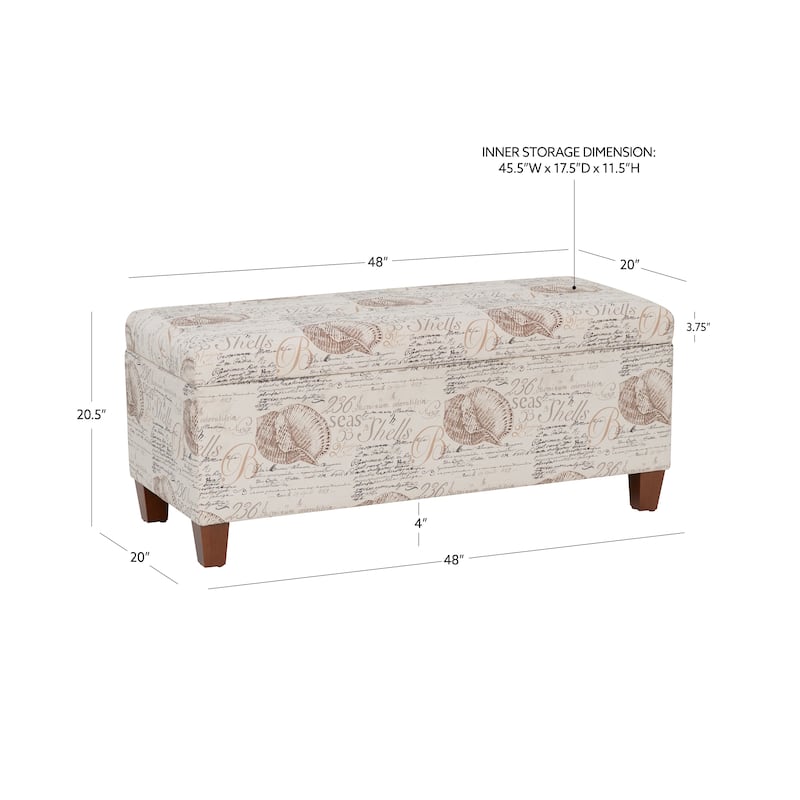 Copper Grove Clarkia Grey Tufted Flip-Top Ottoman with Shoe Storage