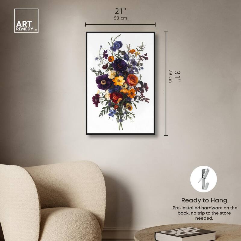 Regal Rose Riot III Canvas by Art Remedy