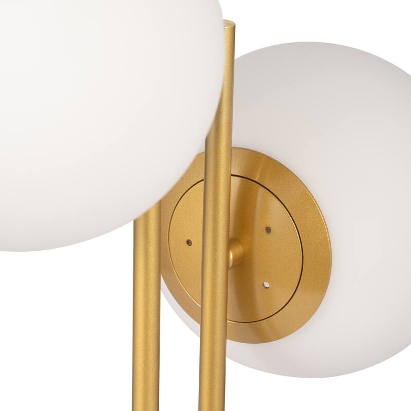 Sagebrook Home Modern Glam 23" Gold Glass/Brass Table Lamp - 15" x 4" x 23"