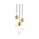 preview thumbnail 1 of 9, Vaxcel Lighting P0422 3 Light 10" Wide Suspension Mini Pendant