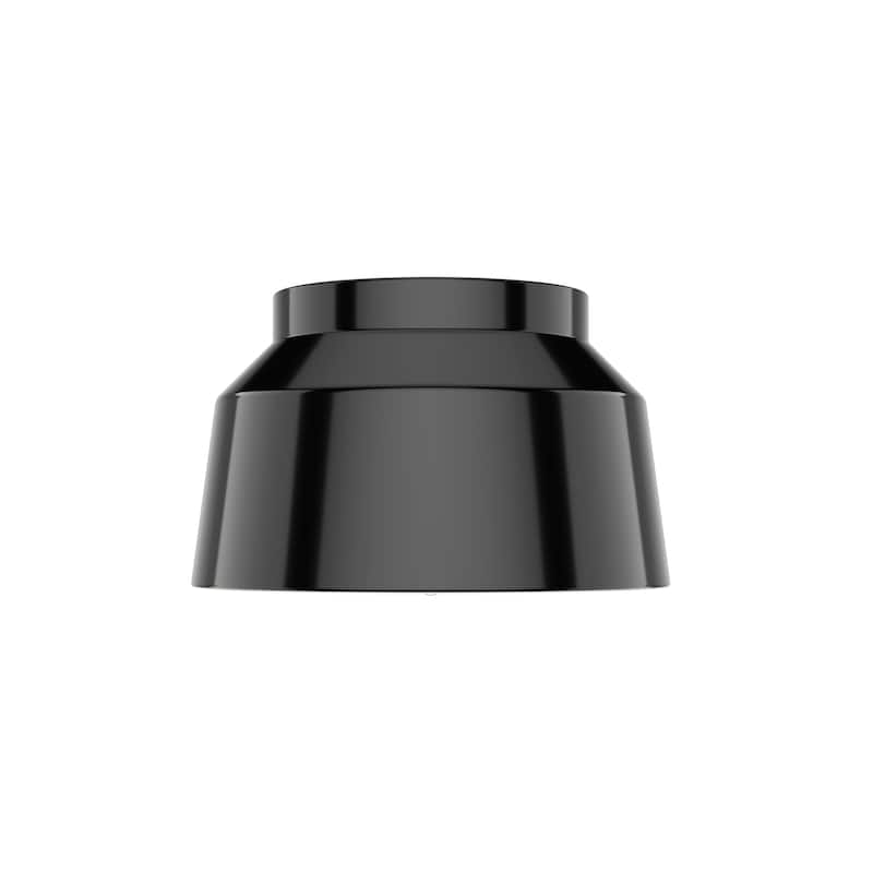 Hunter Cranbrook 1-Light Flush Mount Ceiling Light - Bathroom, Office, Hall, Kitchen - Mid-Century Modern - Damp Rated!
