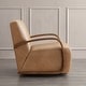 preview thumbnail 38 of 47, Eli Swivel Accent Chair with U-Shaped Wood Arm