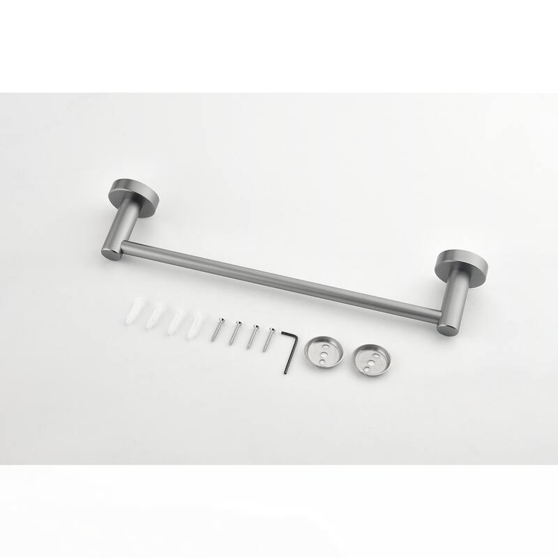 6 Piece Bathroom Towel Rack Set Wall Mount