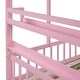 preview thumbnail 19 of 76, Wood House Bed Frame, Wooden Platform Daybed with Storage Shelf, for Teens Boys Girls Bedroom Dorm