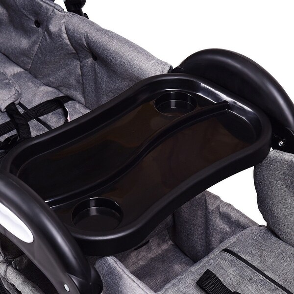 costway face to face double stroller