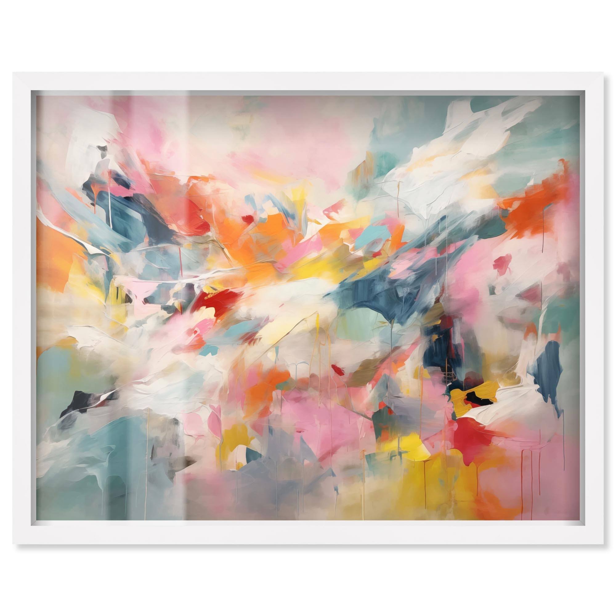 Radiant Dusk II Bright Decor Shadowbox Print by Art Remedy
