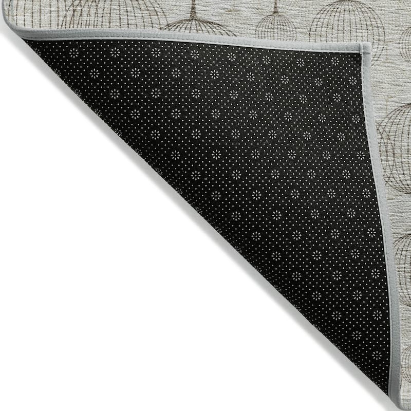 HomeRoots Geometric Transitional Rectangle Outdoor Rug