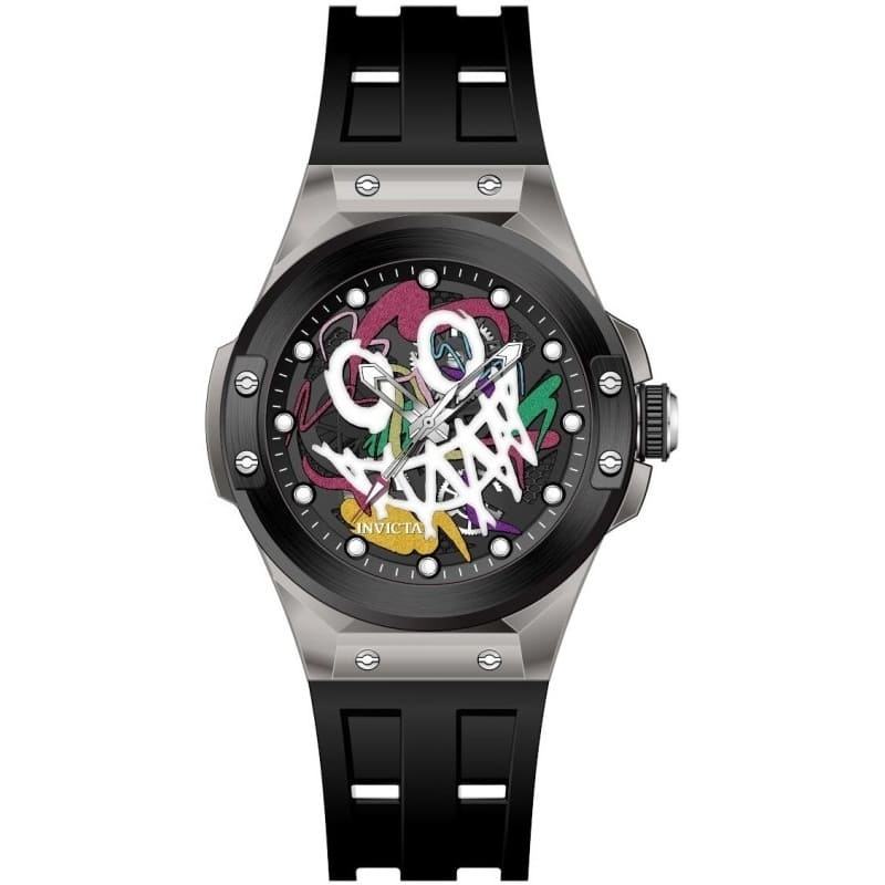 Invicta Men's 50005 Sea Base Quartz PC21 Brass, Plastic Dial Watch - Black