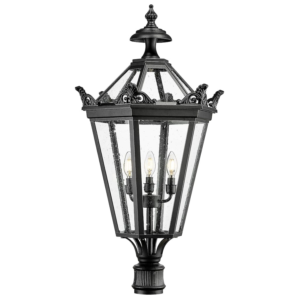 33 Inch Outdoor Large Post Lantern Light