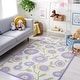 preview thumbnail 3 of 27, SAFAVIEH Handmade Children's Spring Ivory New Zealand Wool Rug 3' x 5' - Lavander/Ivory
