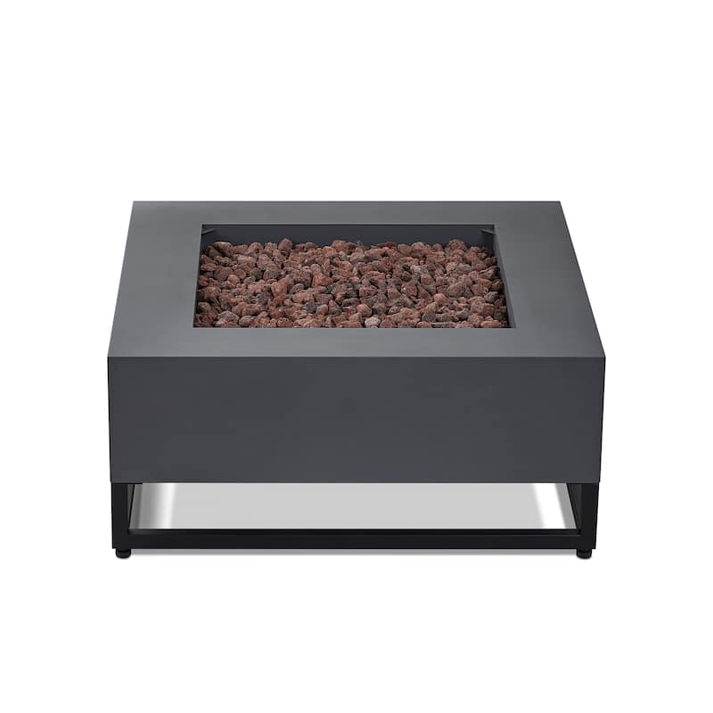 Blake 36" Square LP Fire Table by Real Flame