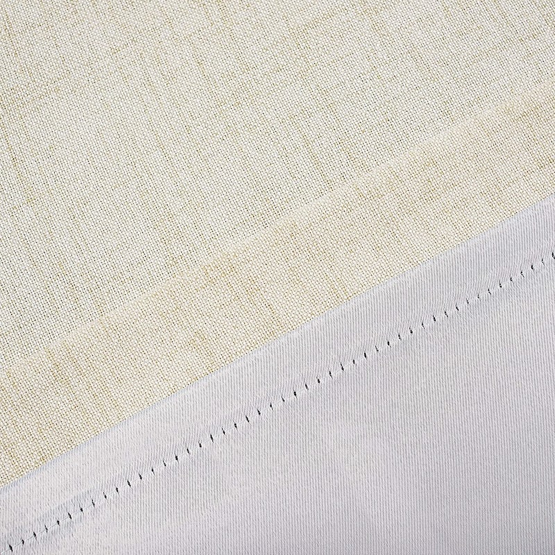 DriftAway Twist Tab Linen Textured Lined Blackout Solid Curtains 2 Panels