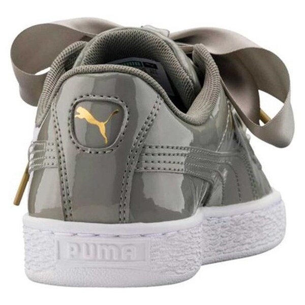 puma basket heart patent sneaker