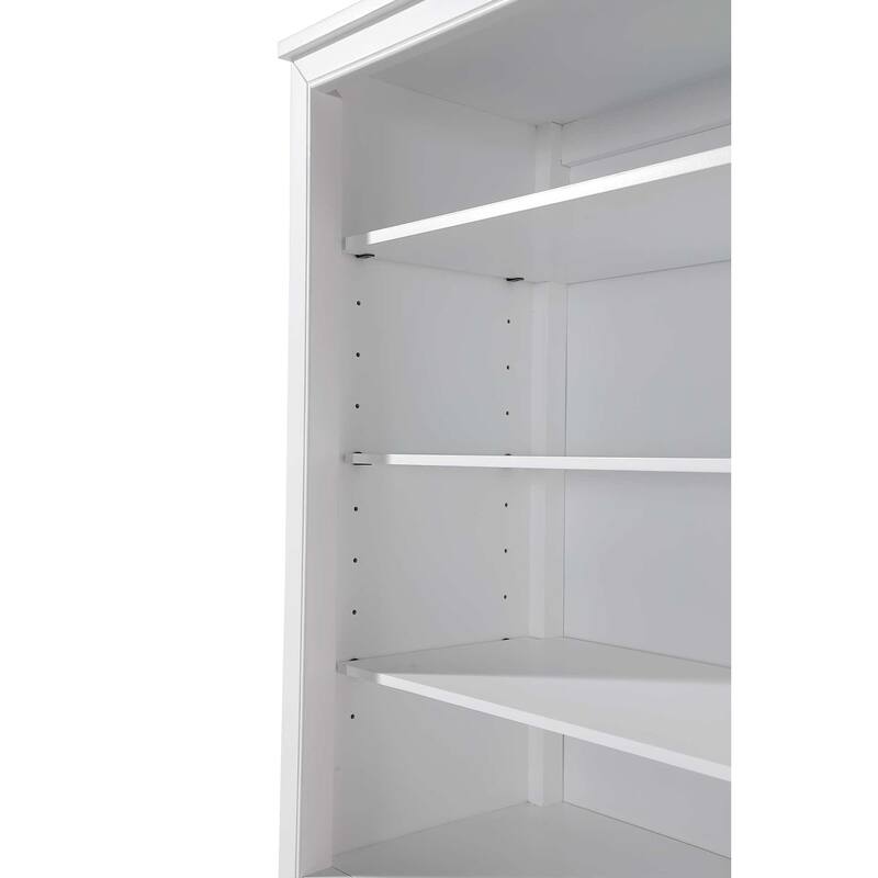 Kensington 16-28 Inch Open Shelving Bath Storage Cabinet