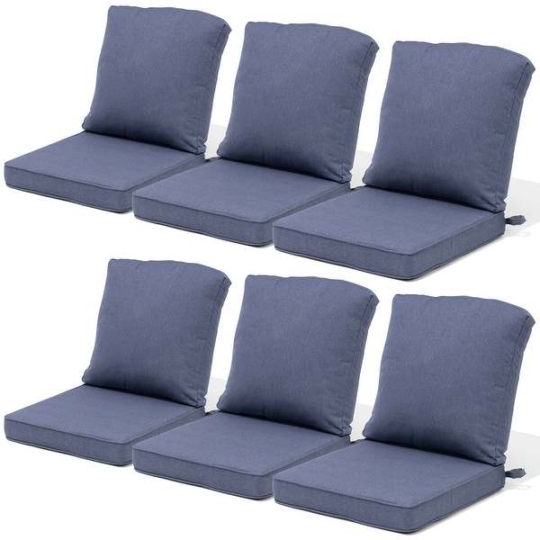 21 W x 22 D in. Deep Seat Outdoor Cushion Set by Crestlive