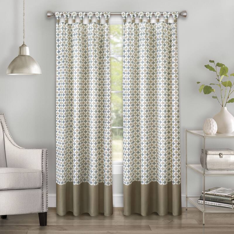 Callie Cuff Tab Top Window Curtain Panel