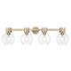 Option Brushed Brass, Clear