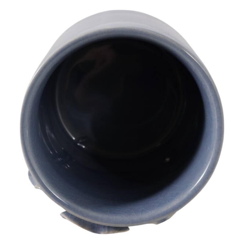 Ceramic Cute Pencil Cup Decorative Flower Office Desk Accessory