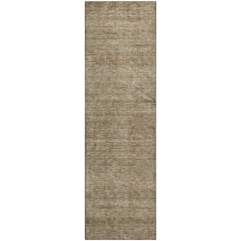 Premium Washable Super Soft Solid Trellis Mayfield Rug