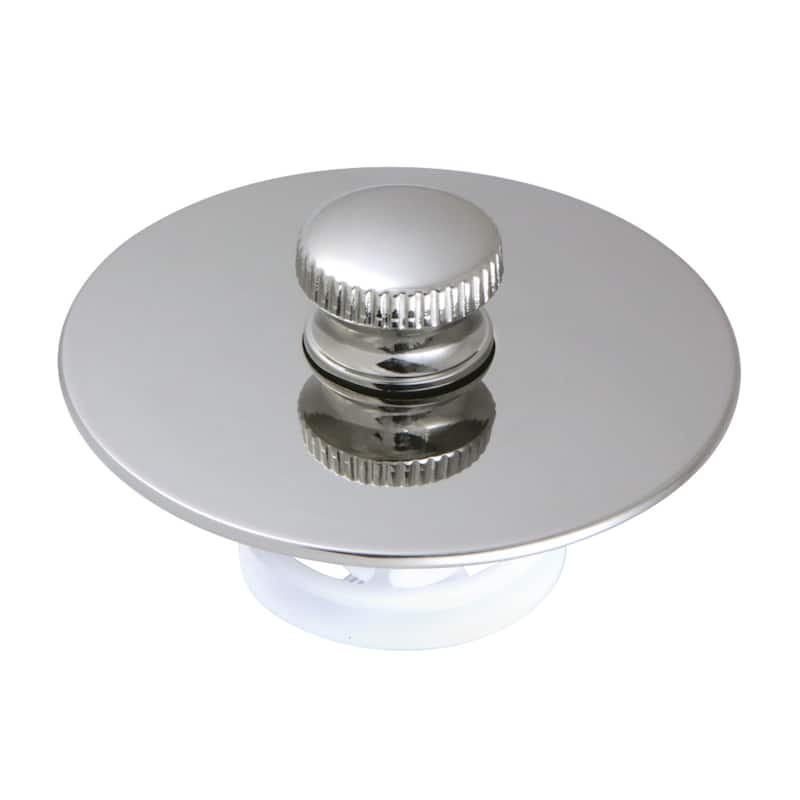 Kingston Brass Trimscape Cover-Up Tub Push-Pull Drain Stopper - Polished Nickel