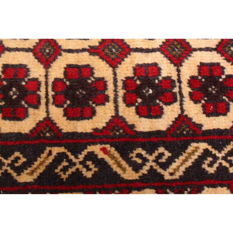 ECARPETGALLERY Hand-knotted Teimani Beige Wool Rug - 3'11 x 6'4