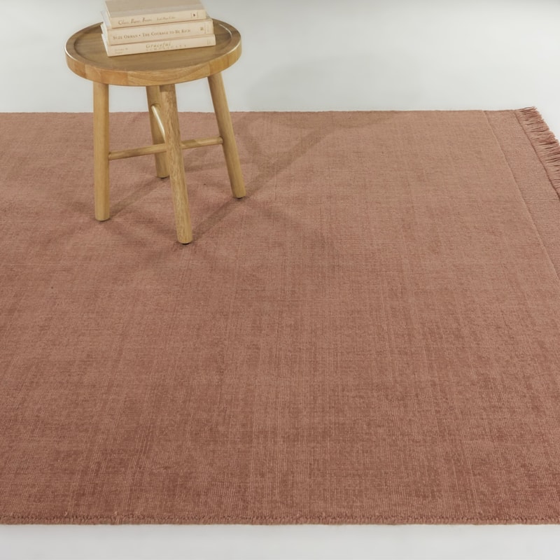Barron Solid Woven Area Rug