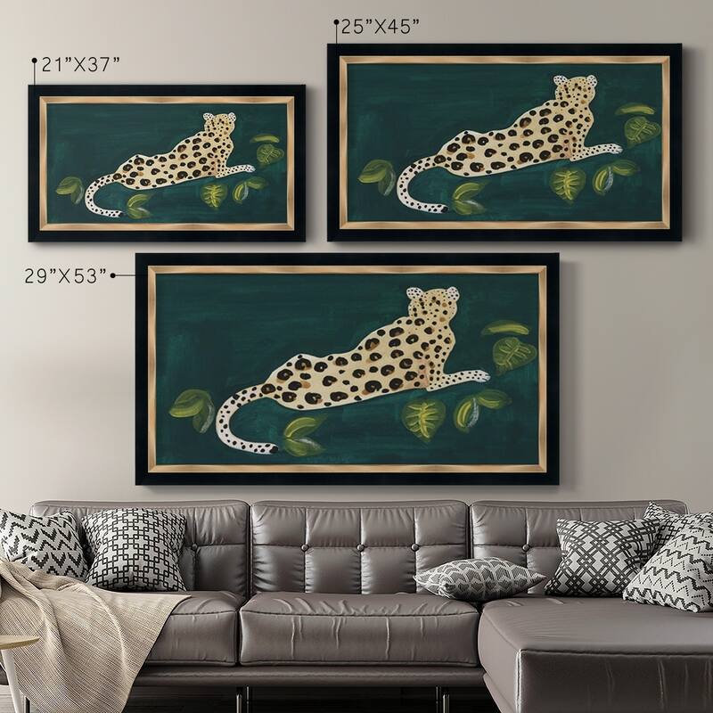 Lethargic Leopard I Premium Framed Canvas- Ready to Hang