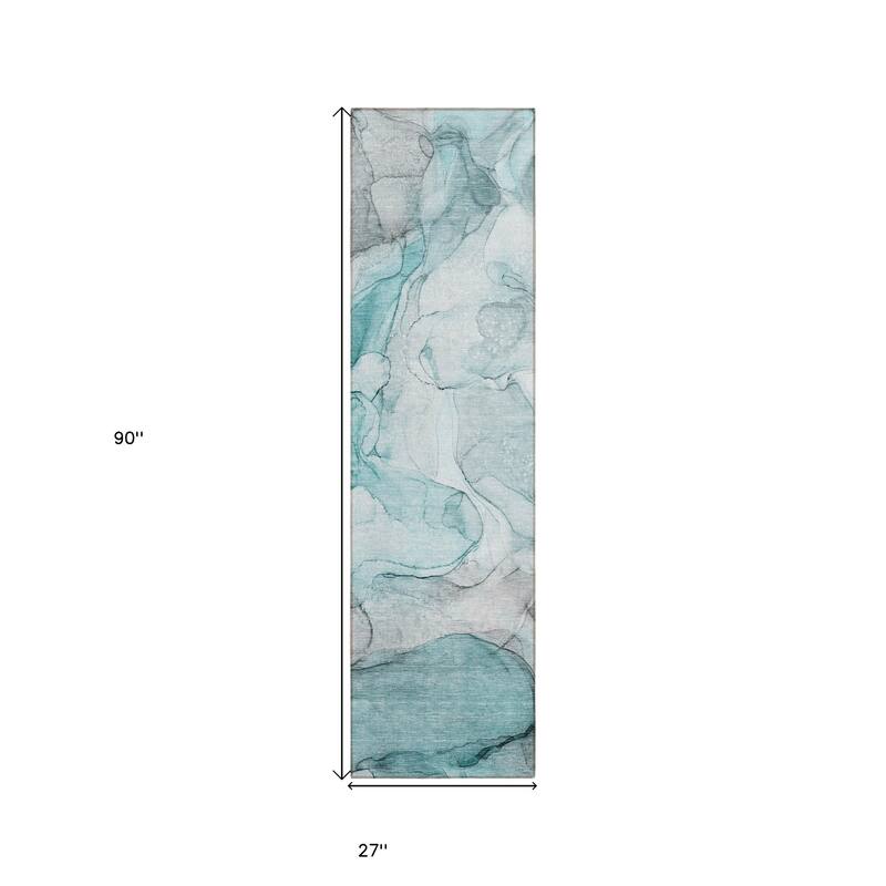 Lalu Artistic Abstract Weather Resistant Versatile Elegance Outdoor Rug