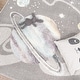 preview thumbnail 8 of 10, Kids Rug Space with Planets and Stars in Pastel Colors