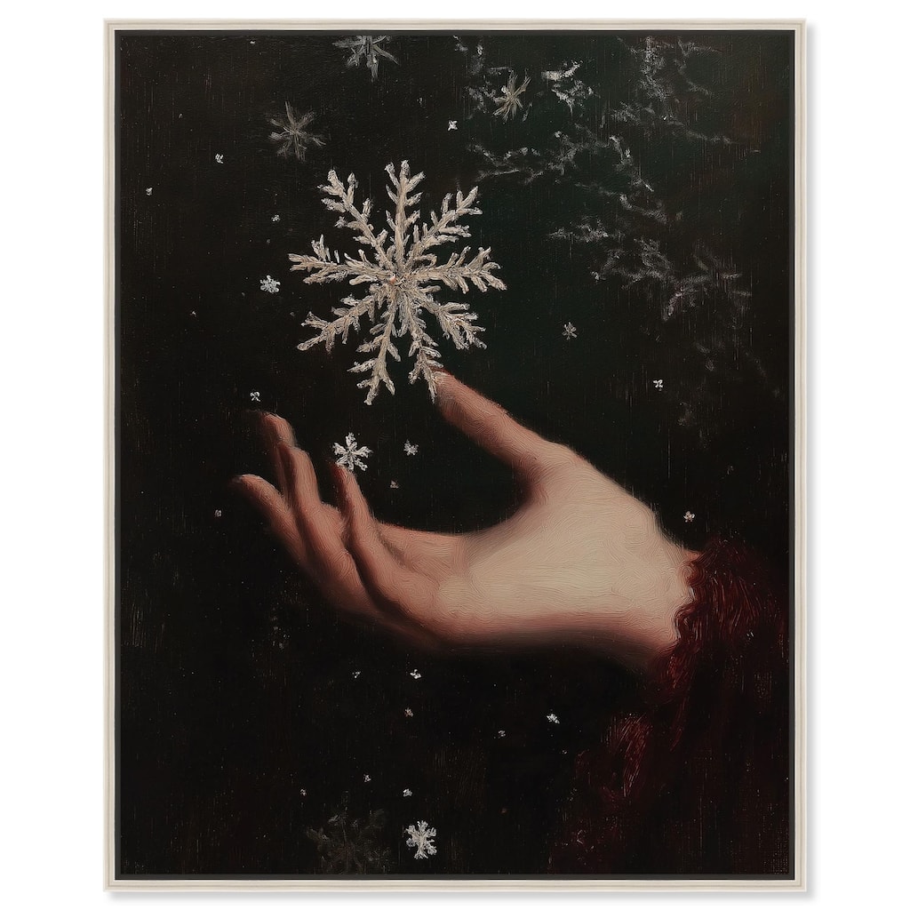 Holding Winter Canvas by Art Remedy