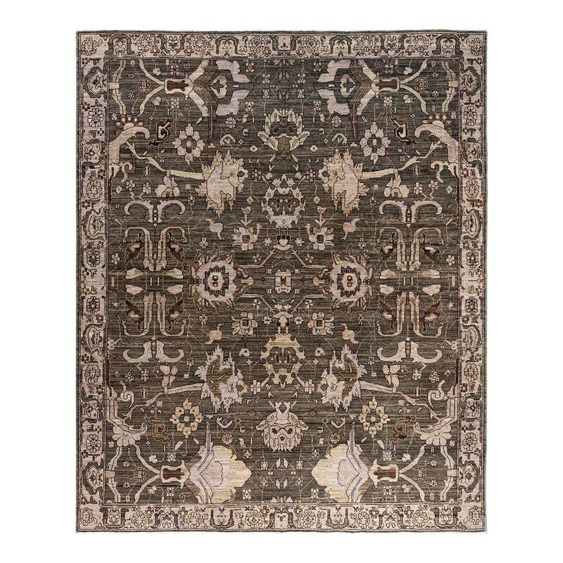 Serapi One-of-a-Kind Hand-Knotted Area Rug - Brown, 8' 2" x 9' 8" - 8' 2" x 9' 8"