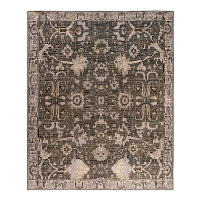 Serapi One-of-a-Kind Hand-Knotted Area Rug - Brown, 8' 2" x 9' 8" - 8' 2" x 9' 8"