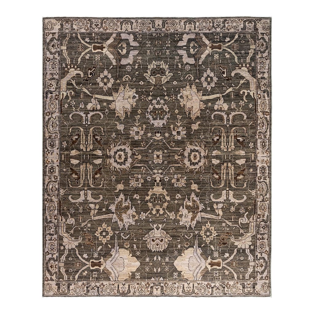 Serapi One-of-a-Kind Hand-Knotted Area Rug - Brown, 8' 2" x 9' 8" - 8' 2" x 9' 8"