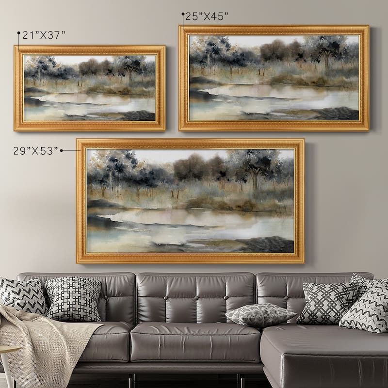 Serene River Premium Framed Canvas- Ready to Hang