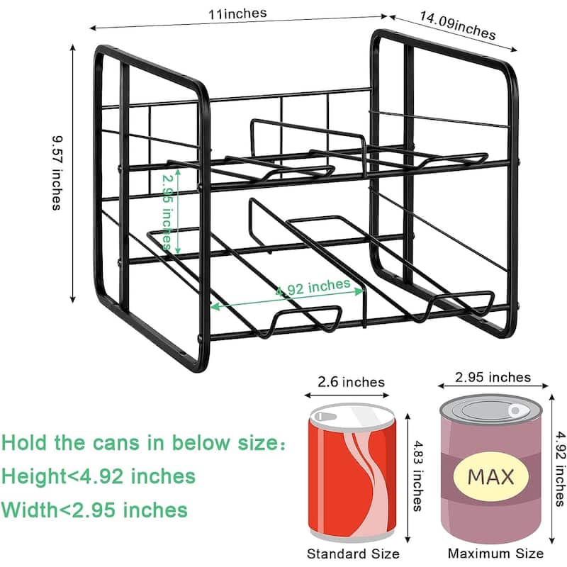 Soda Can Organizer for Pantry
