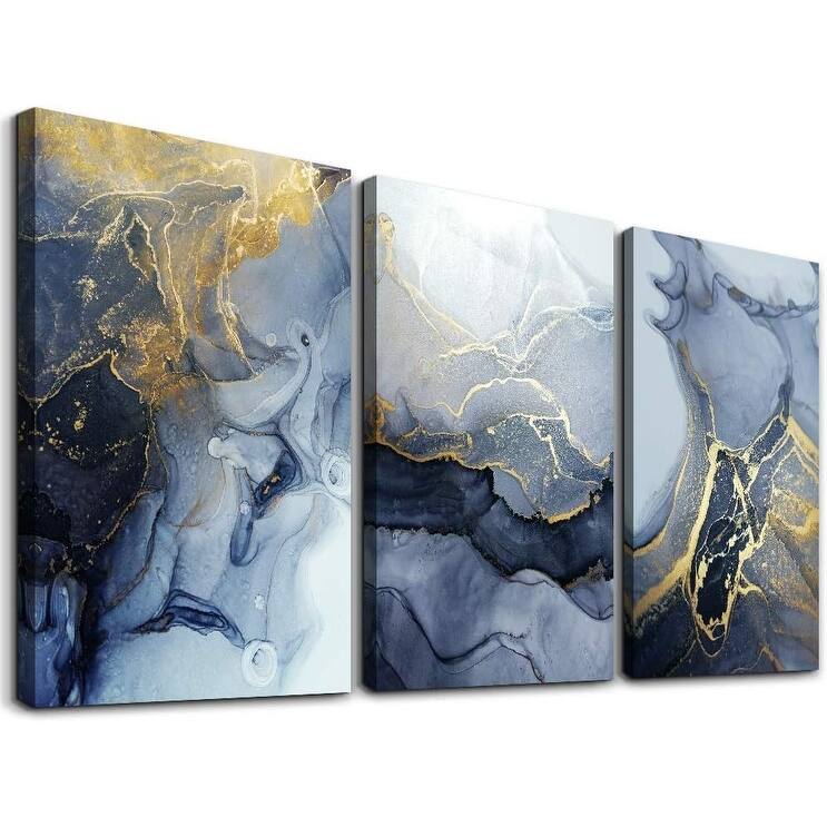 Wall Art Abstract Ink Wall Painting - 12 x 16