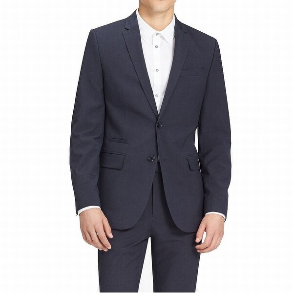 Calvin Klein NEW Blue Infinite Style Mens Size XL Two Button Blazer