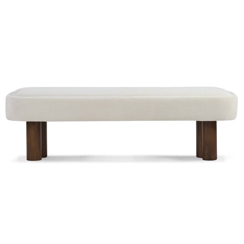 Christopher Knight Home - Modern Upholstered Dining Bench with Padded Seating