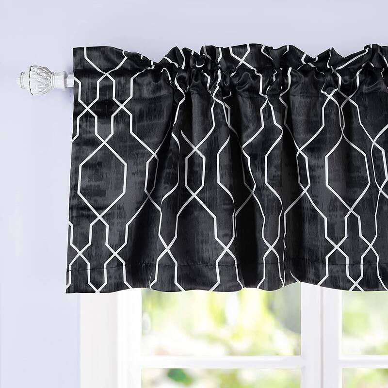 DriftAway Abigail Trellis Window Curtain Valance