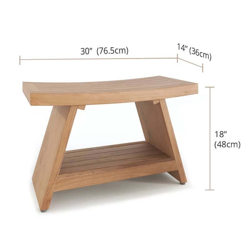 The Original Asia Teak Shower Bench